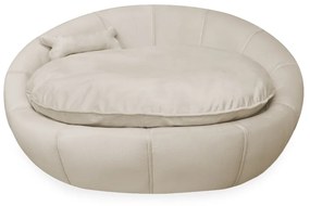 Cama Pet Ariel para Cães e Gatos Almofadada Veludo Cores - Nude