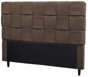 Cabeceira Cama Box Casal Queen 160 cm Ravena Linho Marrom - Simbal - Marrom