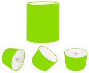Cúpula Abajur Cilíndrica Cp-8001 Ø13x15cm Verde Limão