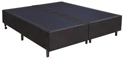 Base Para Cama Box Casal Queen Size Bipartido 158cm Suede Liso Tower N