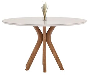 Mesa de Jantar Redonda Vicent 130x130 cm - VM 53341