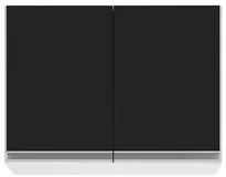Armário de Cozinha Modulado de Canto 7 Peças CP24 com Pia Inox Branco/