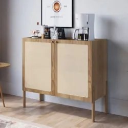 Balcão Aparador Buffet Cantinho do Café Pés Madeira Arlo A10 Hanover -