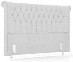 Cabeceira Cama Box Casal Queen 160cm Dust Z37 Linho Cinza Claro - Mpoz