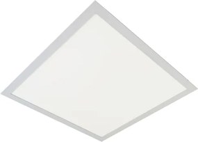 Plafon Led Embutir Quadrado Aluminio Branco 48W Yamamura - LED BRANCO FRIO (6000K)