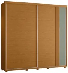 Guarda Roupa Casal 240cm 2 Portas Aline Flex A02 Off/Sálvia - Mpozenat
