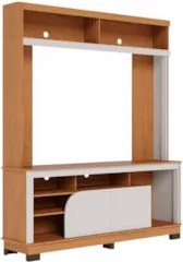 Estante Para TV 65 Pol 160cm Braga Freijó/Off White C05 - Mpozenat