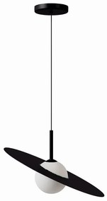Pendente Viseira Ø39Cm Globo Ø12Cm C/ Rosca Alumínio 1Xg9 - Qimporta P... (CHAMPANHE)