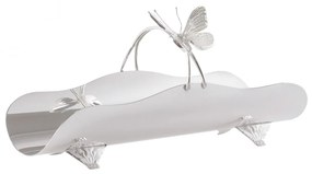 Porta Toalha Borboleta - Prata  Prata