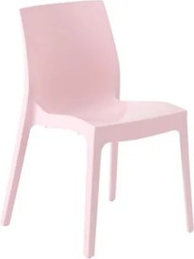 Cadeira Tramontina Alice Rosa Claro Brilho em Polipropileno