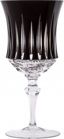 Taça de Cristal Lapidado P/ Vinho Branco 270ml - Preto - 66 Preto - 66