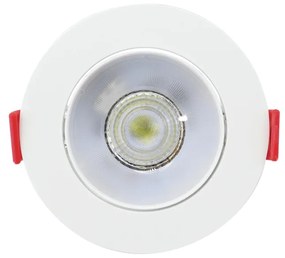 Spot De Embutir Redondo 5W 3000K Led Bivolt Ø8,6X2,5Cm | Opus Eco 3272...