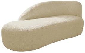 Divã Recamier Curvo Luna 140cm Lado Esquerdo Suede - ADJ Decor