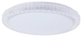 Plafon Redondo Acrilico Cristal Ø38Cm Led 24W 3000K Bivolt / Cristal |... (Cristal)