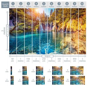 Painel fotográfico cachoeira