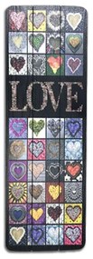 Quadro Decorativo em LOVE 20X60 cm - D'Rossi