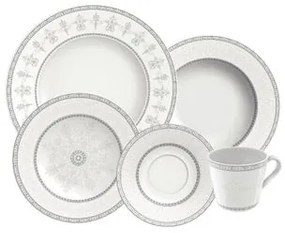 Aparelho de Jantar Tramontina Gabrielle em Porcelana Decorada 20 Peças