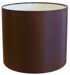 Cúpula Abajur Cilíndrica Cp-8015 Ø35x25cm Café