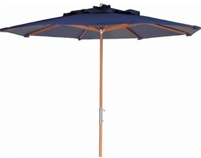 Ombrelone Leblon Azul Royal em Madeira Central 2,40 MT (LARG) com Tecido Bagun - 43757 Sun House