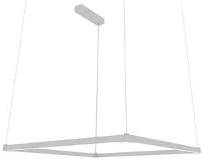 Pendente Led Aluminio Acrilico 30,4W 3000K Fit15 - BRANCO