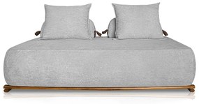 Sofá 3 Lugares Decoração Lazer Sala Ibiza SPZ 200cm Bouclé - ADJ Decor