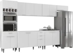 Armário de Cozinha CP06 Para Pia 120cm Pérola Z34 Branco    - Mpozenat