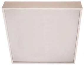Plafon Ayla 27X27Cm Led 16,4W Bivolt | Usina 19040/27 (MR-T - Marrom Texturizado, 3000k)