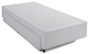 Box Rigido Tracy Solteiro Com Cama Auxiliar Korino Branco 88x188cm - 77749 Sun House