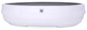 Vaso Bacia Decorativo Osaka Branco G 16x65x52 cm - D'Rossi