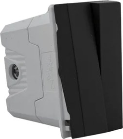 Interruptor Simples Modulo Duplo Grafite 10A Orion Class