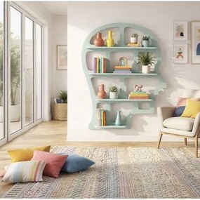 Estante Human Menta Woodyou 147x25x180 cm