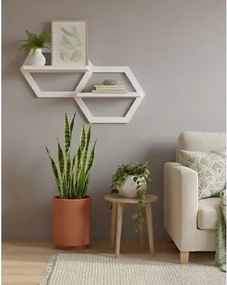 Estante Barva Duo Branco Woodyou 96x20x6 cm