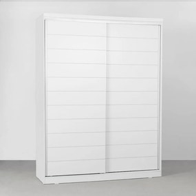 Guarda-Roupa Friso 2 Portas de Correr 1,78m - Branco Fosco