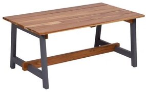 Mesa de Centro Tramontina Mistral em Madeira Teca e Tauari com Acabamento Envernizado 90 x 52 cm