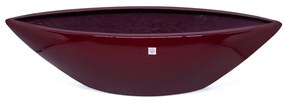Vaso Decorativo Barca Vermelho Lira 17x63x17 cm - D'Rossi
