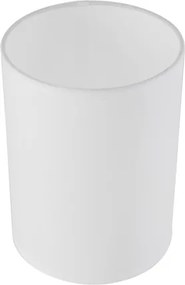 Cupula Cilindrica Para Abajur Plastico Branca 15Cm