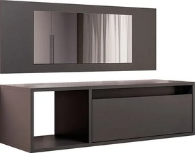 Penteadeira Camarim Potaro com Nicho Decorativo Preto G96 - Gran Belo