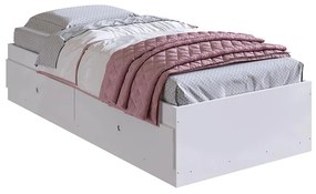 Cama Quarto Infantil Com 2 Gavetas Carinho Meu Fofinho - Branco