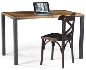 Escrivaninha Margot 120cm Grafite/Rustic Brown G54 - Gran Belo