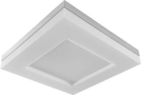 Plafon Led Sobrepor Branco 25W Asturias - LED BRANCO QUENTE (3000K)