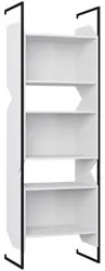 Estante Multiuso Tripla Soul 1006 com Suporte e Nichos Branco - BE Mob