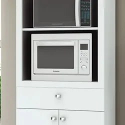 Armário Cozinha 68cm Torre Quente BL3305 Branco - Tecno Mobili