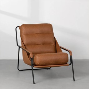 Poltrona Maggiolina - Caramelo e Cognac