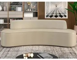 Sofá 4 Lugares para Sala de Estar Living 260cm Koane D06 Facto Pérola