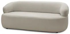 Sofá 2 Lugares Living Orgânico Sala de Estar 140cm Conka F05 Boucle Be