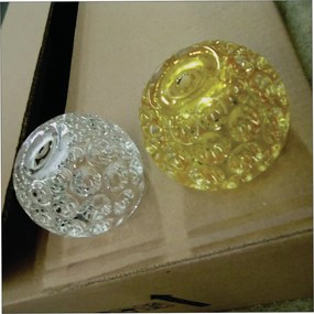 Abajur Bolinha Haste 12X11X44Cm Metal E Vidro Cristal Ø8Cm 02Xg9 | Old... (PRETO, CLEAR (TRANSPARENTE))