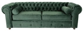 Sofá Chesterfield 03 Lugares 2.30 Garden Green - Wood Prime 33503