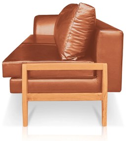 SOFA 2 LUGARES JUDY CORANO BASE MADEIRA DROSSI - Nozes