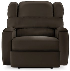 Poltrona do Papai de Cinema Reclinável Kylie Power Elétrica Massagem USB PU Marrom G23 - Gran Belo