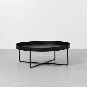 Mesa de Centro Cora Preto - 70cm